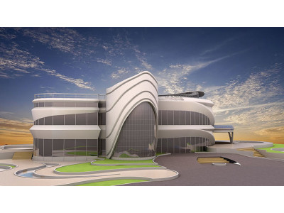 0019 - Organic Palace - 2Ds Drawing - 3Ds Files 3D model