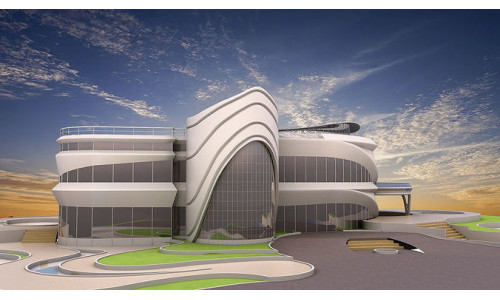 0019 - Organic Palace - 2Ds Drawing - 3Ds Files 3D model