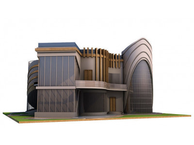 0020 - New Modern Villa - 2Ds Drawing - 3Ds Files 3D model