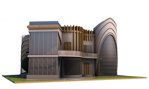 0020 - New Modern Villa - 2Ds Drawing - 3Ds Files 3D model