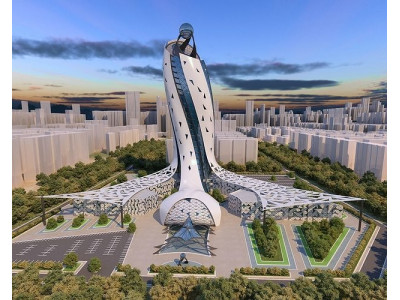 0060 - Organic-Parametric Skyscraper 3D model
