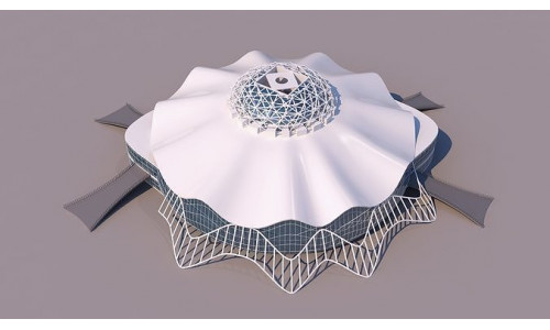 0096 - Organic Building 3D model