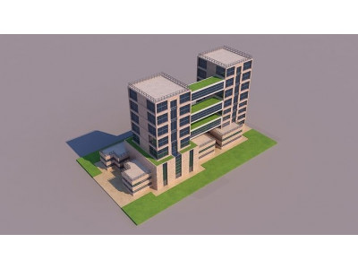 0148 - Modern Building 3D model