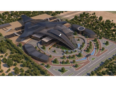 0154 - Train Station Architecture Project - 2D Drawings-3D Files 3D model