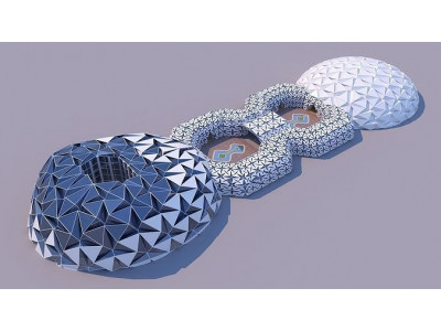 0157 - Folded Building 3D model