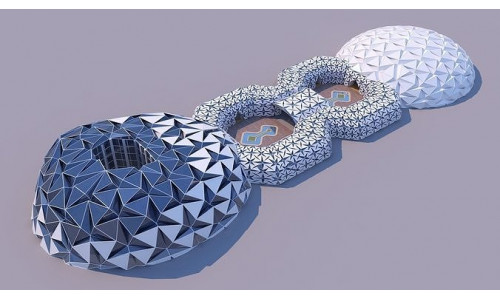 0157 - Folded Building 3D model