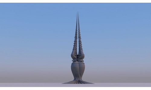 0162 - Landmark 3D model