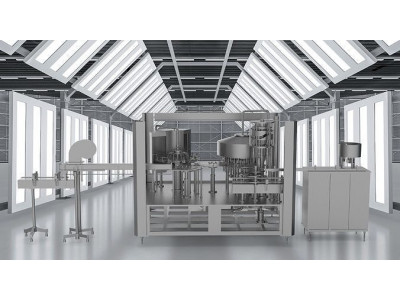 18 head rotary filling machine  3D model