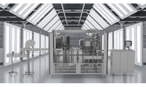 18 head rotary filling machine  3D model