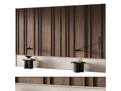 268 wall composition 10 bedroom headboard kit 05 3D model