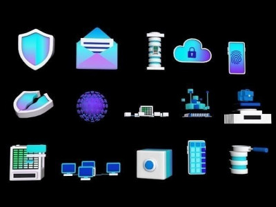 3D Button Collections7 Low-poly 3D model