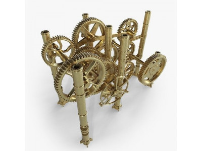 3D Gear Mechanism 3D model
