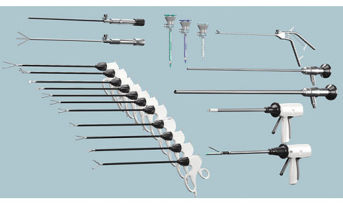 3D Laparoscopic Instruments Set 3D model