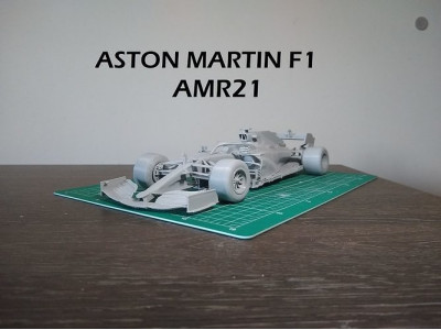 3D PRINTABLE ASTON MARTIN F1 CAR 3D print model