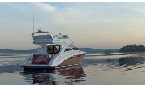 43 Foot Flybridge Motor Yacht 3D model