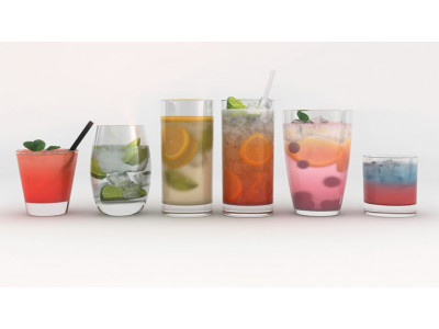 6 Drinks  3D model