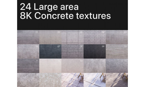 8K Large area concrete textures pack Texture Texture