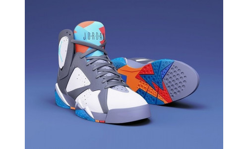 Air Jordan7-retro sneakers 3d model 3D model