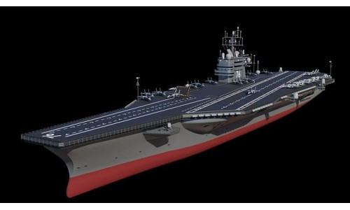 Aircraft Carrier Low-poly 3D model