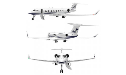 Aircraft  G650 3D model