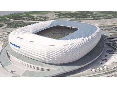 Allianz Arena at Day and Night 3D model