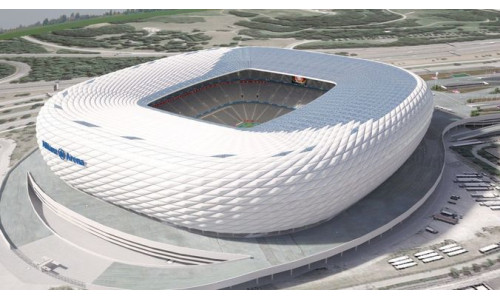 Allianz Arena at Day and Night 3D model