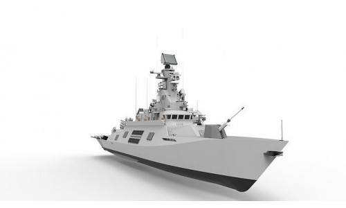 Anti Submarine Corvette Low-poly 3D model