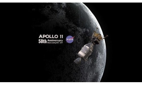 Apollo command Service module and Lunar Module  Low-poly 3D model