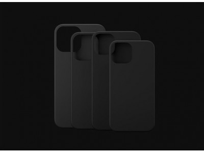Apple Cases of iPhone 13 All Models in Official Dimensions Low-poly 3D model