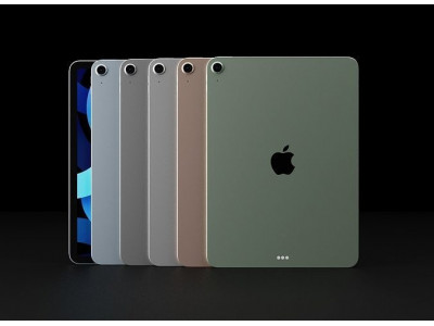 Apple iPad Air 4 In All Official Colors Low-poly 3D model