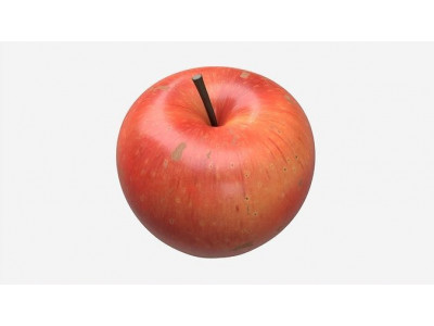 Apple single fruit red gala 3D model