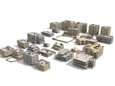 arabian city 27 Buildings 3D model