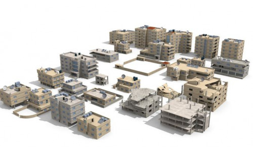 arabian city 27 Buildings 3D model