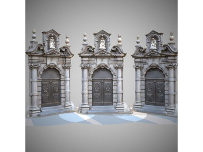 Architectural Entrance Door 3D model