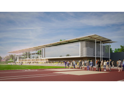athletic sport pavilion 3D model