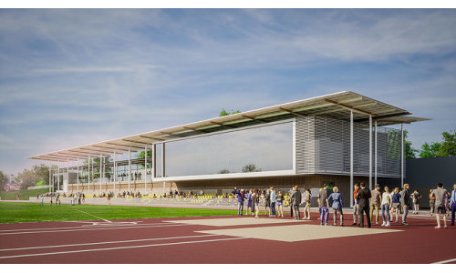 athletic sport pavilion 3D model