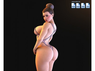 Beautiful Woman Rigged - Sasha Low-poly 3D model