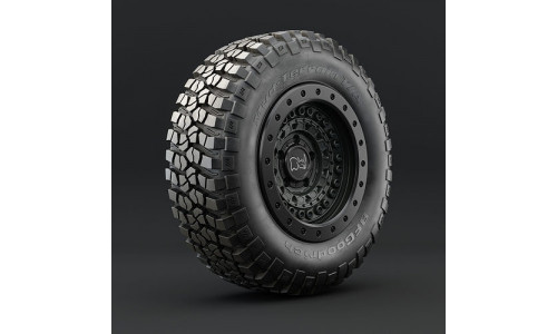 BF Goodrich KM2 Off-road Tire 3D model
