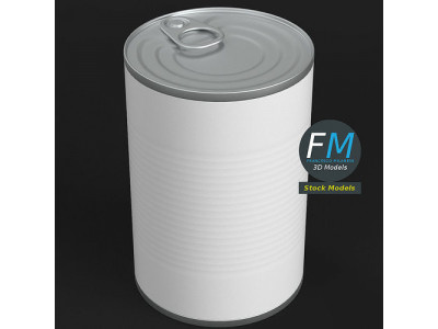 Big food can 3D model
