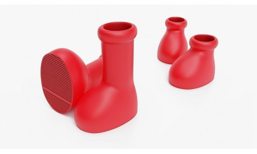 BIG RED ASTROBOY BOOTS Low-poly 3D model