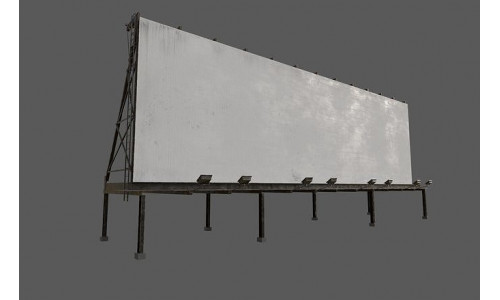 Billboard v1 Low-poly 3D model