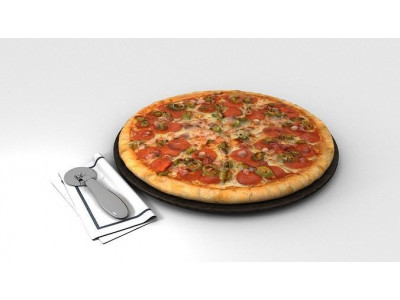 Bizza Low-poly 3D model