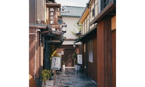 Blender Japan old alley with day-night and weather cycle 3D model