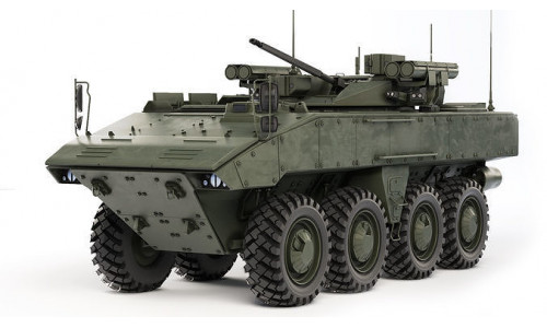 BMP K17 Boomerang 2019 Low-poly 3D model