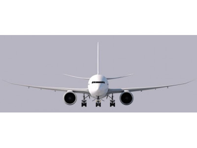 Boeing 777-300ER Model- Cinema 4d -CUSTOMIZABLE- 3D model