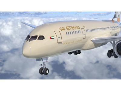 Boeing B- 787 Dreamliner Etihad Airlines High detailed model 3D model