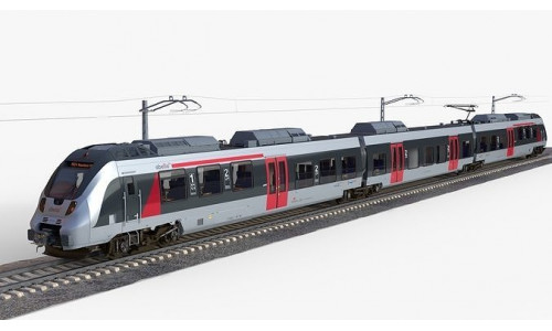 Bombardier TALENT 2 Train Abelio Low-poly 3D model