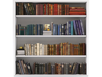 Book Set Classic Old 3D model