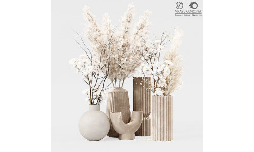 Bouquet Indoor Plants 05 3D model