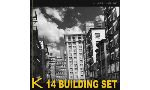 Building set  A 3D model